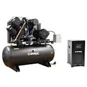 EMAX 20 HP 120 Gal 175 Max PSI Two-Stage Stationary Electric (460 Volt 3 Phase) Reciprocating Air Compressor with Dryer N/A