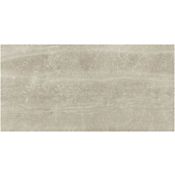 Emser Tile Potenza - 13" x 3" Textured Porcelain Thin-Set Bullnose Gray