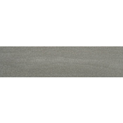Emser Tile Porto II - 12" x 3" Textured Porcelain Thin-Set Bullnose Charcoal