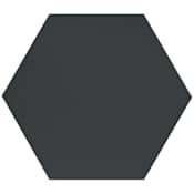 Emser Tile Heksa - 8" x 9" Floor Tile - Matte Visual - Sold by Carton (9.93 SF/Carton) Black