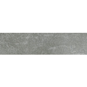 Emser Tile Brava - 13" x 3" Matte Porcelain Thin-Set Bullnose Silver