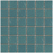 Emser Tile Afloat - 12" x 12" Square Floor and Wall Tile - Glossy Visual - Sold by Sheet (1.01 SF/Sheet) Aqua