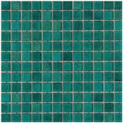 Emser Tile Afloat - 13" x 13" Square Floor and Wall Tile - Glossy Visual - Sold by Sheet (1.11 SF/Sheet) Sea