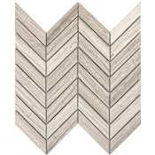 Emser Tile Marble - 12" x 12" Parallelogram, Specialty Wall Tile - Textured Visual - Sold by Sheet (1 SF/Sheet) Cream