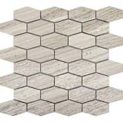 Emser Tile Marble - 12" x 12" Hexagon Wall Tile - Honed Visual - Sold by Sheet (1 SF/Sheet) Cream