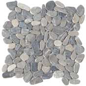 Emser Tile Opuscar - 12" x 12" Geometric Floor and Wall Tile - Honed Visual - Sold by Sheet (0.97 SF/Sheet) Dark