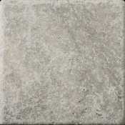 Emser Tile Trav Ancient Tumbled - 6" x 6" Square Floor and Wall Tile - Honed Visual - Sold by Sheet (0.24 SF/Sheet) Silver