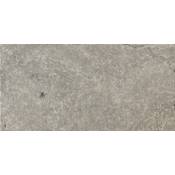 Emser Tile Trav Ancient Tumbled - 8" x 16" Rectangle Floor and Wall Tile - Honed Visual - Sold by Sheet  (0.88 SF/Sheet) Silver