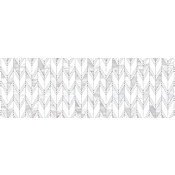 Emser Tile Kudos - 16" x 47" Rectangle Wall Tile - Glossy Chevron Visual - Sold by Carton (15.5 SF/Carton) Perla