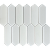 Emser Tile Charisma - 10" x 12" Hexagon Tile - Glossy Visual - Sold by Sheet (0.84 SF/Sheet) Finesse