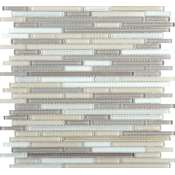 Emser Tile Infinity - 12" x 12" Rectangle Wall Tile - Polished Visual - Sold by Sheet (0.96 SF/Sheet) Aeon