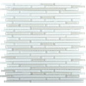 Emser Tile Infinity - 12" x 12" Rectangle Wall Tile - Polished Visual - Sold by Sheet (0.96 SF/Sheet) White