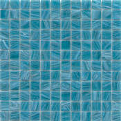 Emser Tile Swirl - 12" x 12" Square Wall Tile - Glossy Visual - Sold by Sheet (0.96 SF/Sheet) Aqua