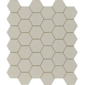Emser Tile Concept - 10-5/8" Geometric Mosaic Wall Tile - Semi-Gloss Tile Visual - Sold by Sheet (0.92 SF/Sheet) Fawn