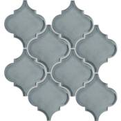 Emser Tile Morocco - 10" x 11" Arabesque/Baroque Wall Tile - Glossy Visual - Sold by Sheet (0.76 SF/Sheet) Dove
