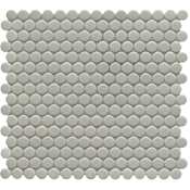 Emser Tile Influence - 11" x 12" Penny Wall Tile - Glossy Visual - Sold by Sheet (0.96 SF/Sheet) Fawn