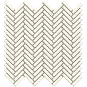 Emser Tile Regala - 11" x 11" Chevron Wall Tile - Glossy Visual - Sold by Sheet (0.85 SF/Sheet) Bequest