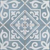Emser Tile Nostalgia - 17-3/4" x 17-3/4" Square Floor and Wall Tile - Matte Visual - Sold by Carton (13.08 SF/Carton) Novel