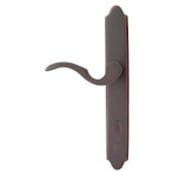 Emtek Classic Brass Door Configuration 1 Thumbturn Multi Point Narrow Trim Lever Set with American Cylinder Below Handle French Antique