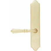 Emtek Classic Brass Door Configuration 4 Passage Multi Point Trim Lever Set with American Cylinder Above Handle French Antique
