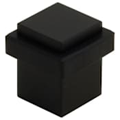 Emtek 1-3/8 Inch Floor Mounted Peg Door Stop Flat Black