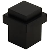 Emtek 2-1/2 Inch Floor Mounted Peg Door Stop Flat Black