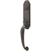 Emtek Octagon Dummy Tuscany Bronze Handleset Flat Black