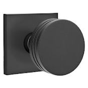 Emtek Bern Brass Modern Privacy Knobset Flat Black