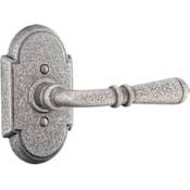 Emtek Normandy Wrought Steel Passage Leverset Satin Steel