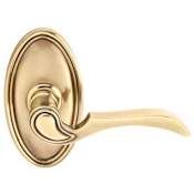 Emtek Coventry Reversible Non-Turning Two-Sided Dummy Door Lever Set from the Designer Brass Collection French Antique