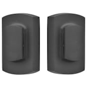 Emtek Ridgemont Style Rustic Modern Double Cylinder Bronze Deadbolt Flat Black