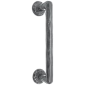 Emtek 18" Height Bronze Rod Door Pull from the Sandcast Bronze Collection Flat Black