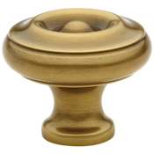 Emtek Waverly 1-1/4 Inch Mushroom Cabinet Knob from the Traditional Collection - 10 Pack French Antique