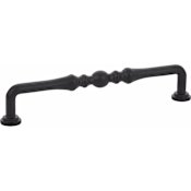 Emtek Spindle 3 Inch Center to Center Handle Cabinet Pull Flat Black