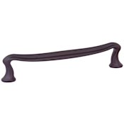 Emtek 3 Inch Center to Center Handle Cabinet Pull from the Art Nouveau Collection Deep Burgundy