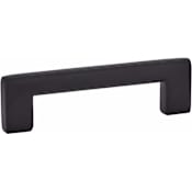 Emtek Trail 8 Inch Center to Center Handle Cabinet Pull from the Contemporary Collection - 25 Pack Flat Black