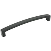 Emtek Bauhaus 12 Inch Center to Center Appliance Pull from the Mid Century Modern Collection Flat Black