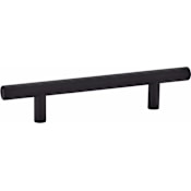 Emtek Bar 5 Inch Center to Center Cabinet Pull from the Contemporary Collection Flat Black