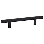 Emtek Bar 24 Inch Center to Center Cabinet Pull from the Contemporary Collection Flat Black