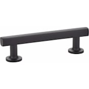 Emtek Freestone 4 Inch Center to Center Bar Cabinet Pull from the Urban Modern Collection Flat Black
