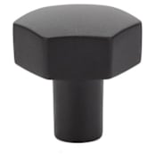 Emtek Mod Hex 1-1/8 Inch Geometric Cabinet Knob from the Urban Modern Collection Flat Black