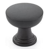 Emtek Overland 1-1/4 Inch Mushroom Cabinet Knob from the Transitional Heritage Collection Flat Black