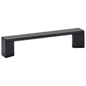 Emtek Trinity 12 Inch Center to Center Handle Cabinet Pull from the Contemporary Collection Flat Black