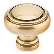 Emtek Norwich 1-5/8 Inch Mushroom Cabinet Knob from the Traditional Collection - 10 Pack French Antique