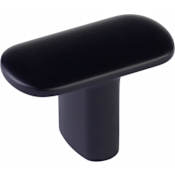 Emtek Habitat 1-1/2 Inch Bar Cabinet Knob Flat Black