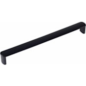 Emtek Habitat 8 Inch Center to Center Handle Cabinet Pull Flat Black