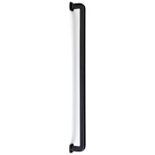 Emtek Westridge 18 Inch Center to Center Handle Appliance Pull from the Timeless Classic Collection Flat Black