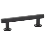 Emtek Freestone 12 Inch Center to Center Bar Cabinet Pull from the Urban Modern Collection Flat Black