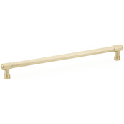 Emtek Jasper 10 Inch Center to Center Bar Cabinet Pull from the Industrial Modern Collection Satin Brass