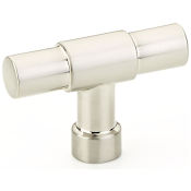 Emtek Jasper 2 Inch Bar Cabinet Knob from the Industrial Modern Collection Satin Nickel
